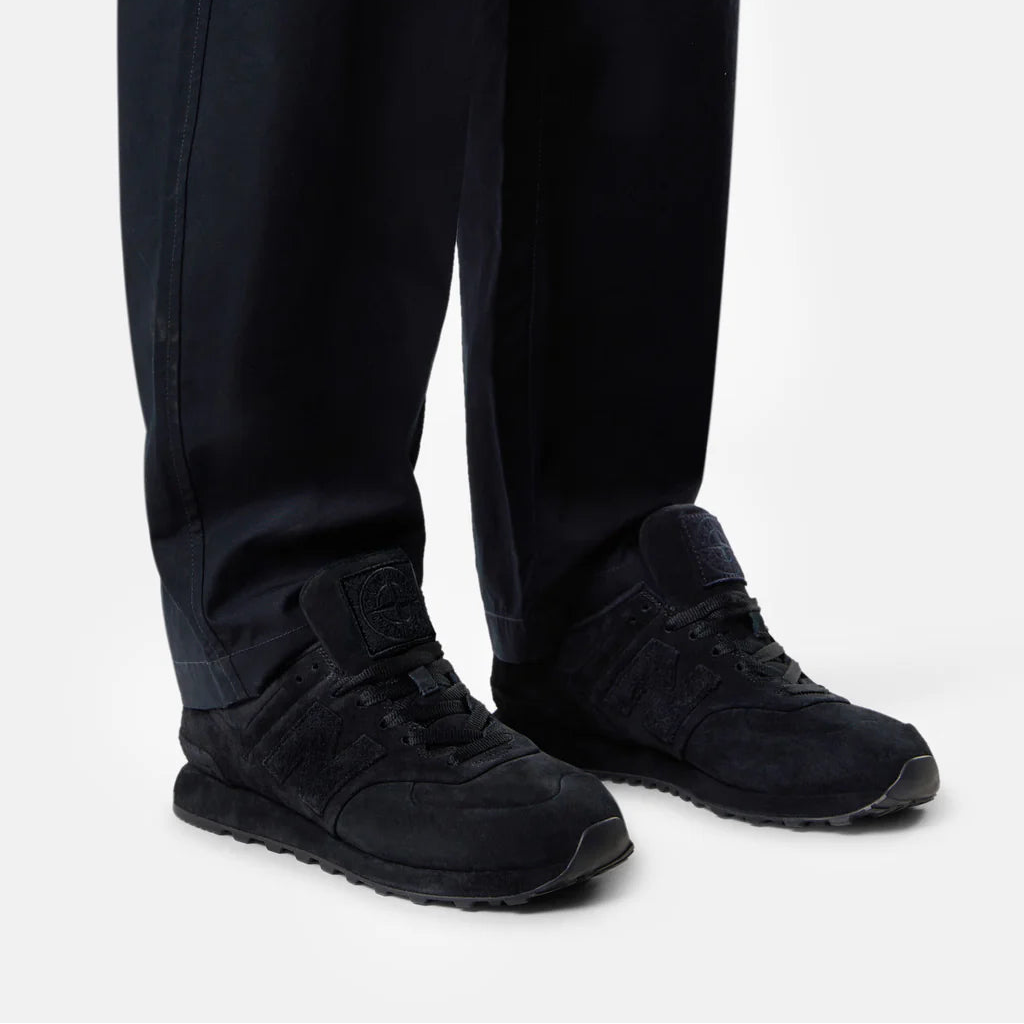 New Balance 574 Legacy Stone Island Ghost Navy Blue