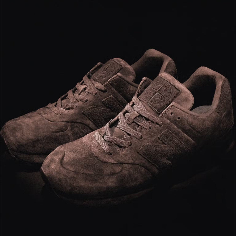 New Balance 574 Legacy Stone Island Ghost Dark Brown