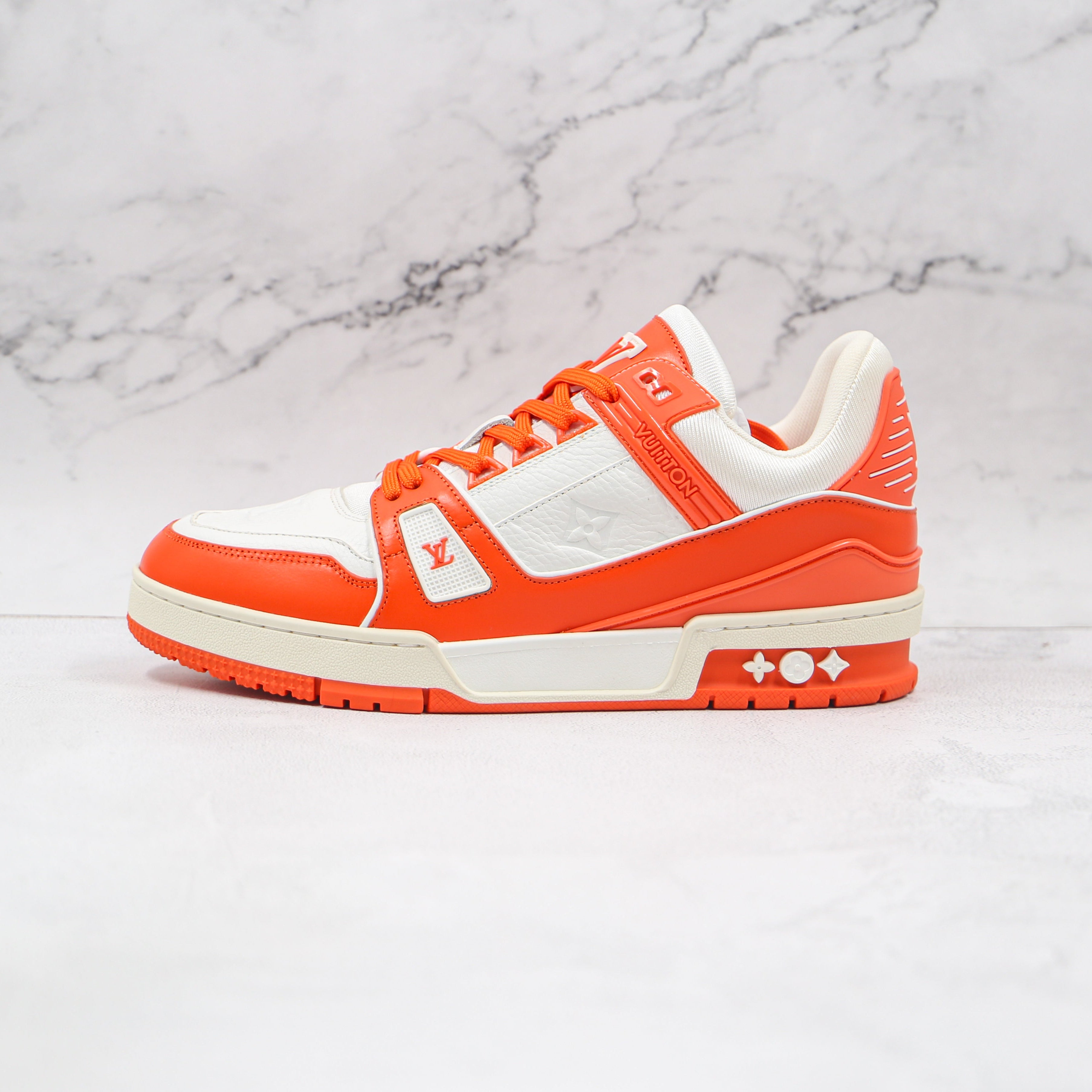 Louis Vuitton Trainer Monogram Denim Orange