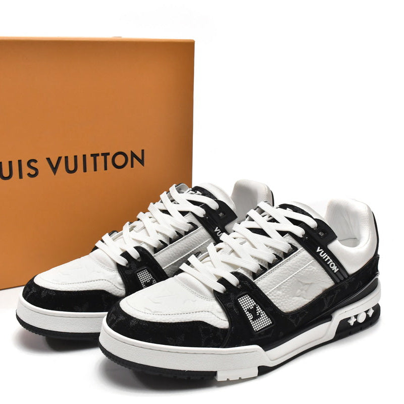 Louis Vuitton Trainer White Black