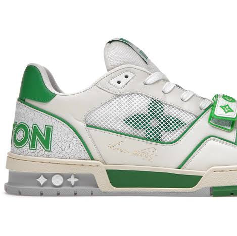 Louis Vuitton Trainer Green Mesh
