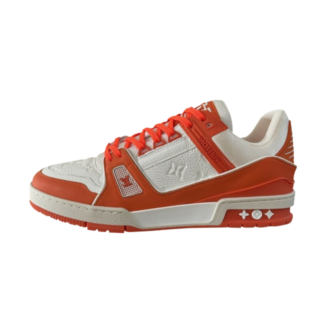 Louis Vuitton Trainer Monogram Denim Orange