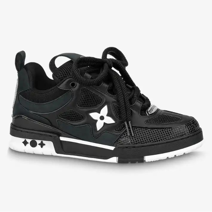 Louis Vuitton LV Skate Sneaker Black White