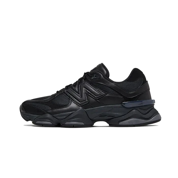 New Balance 9060 Triple Black Leather