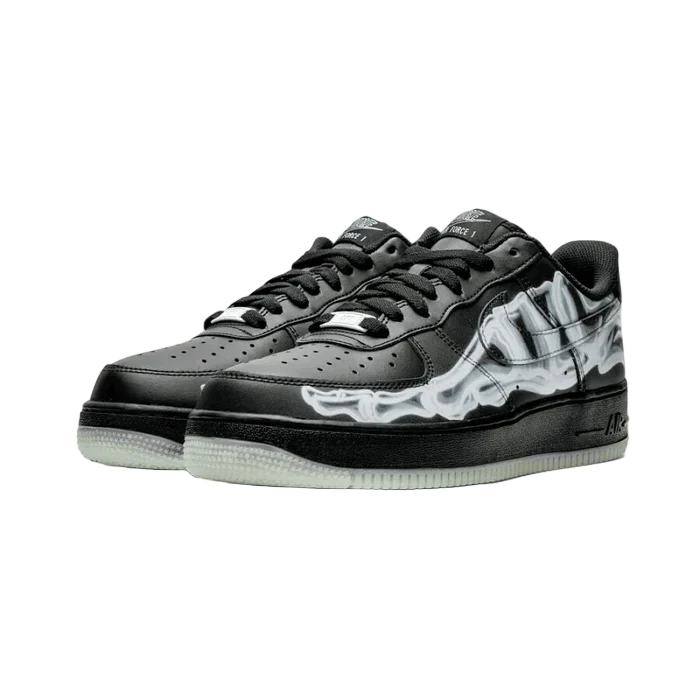 Nike Air Force 1 Low Black Skeleton Halloween (2019)