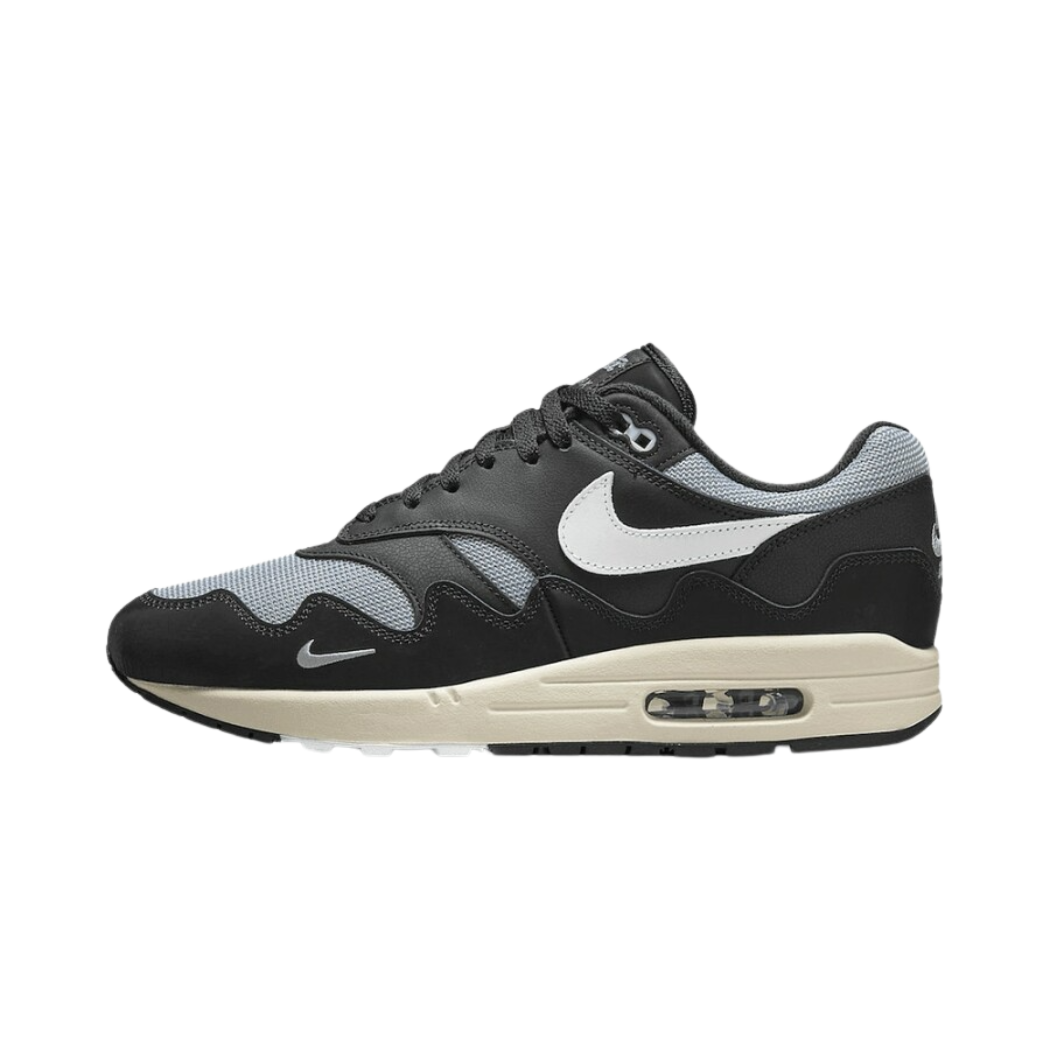 Nike Air Max 1 Patta Waves Metallic Silver White Black