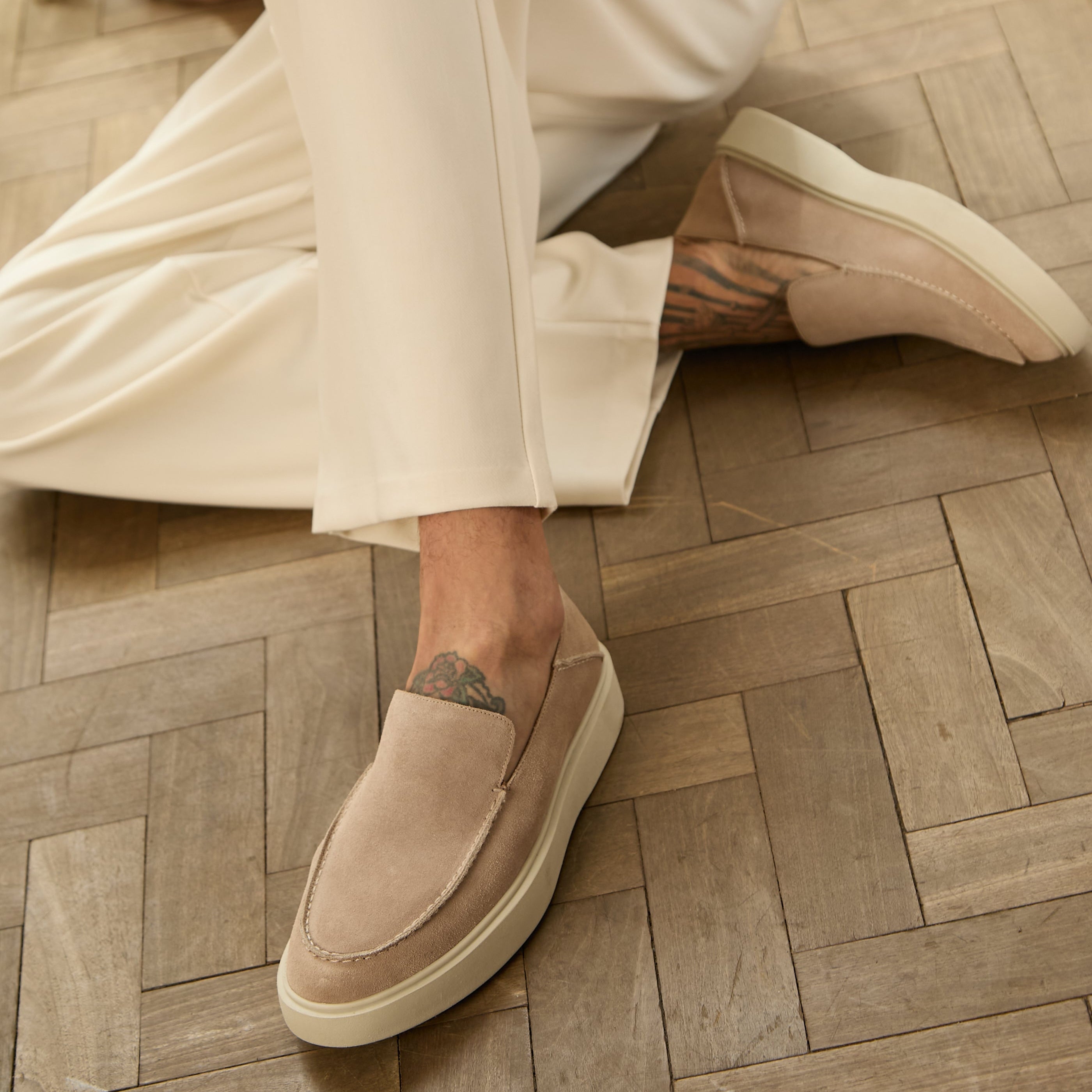 Loafer Masculino Alessio Bege
