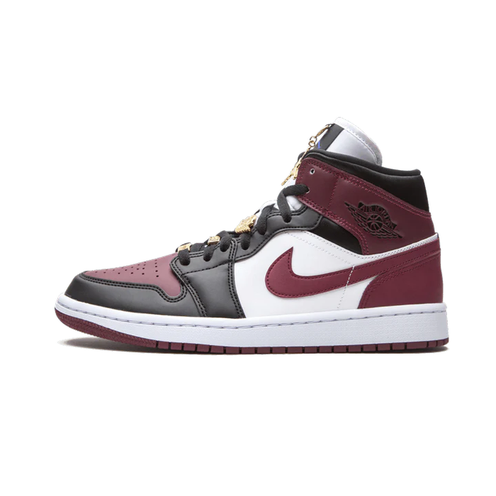 Air Jordan 1 Mid SE Black Dark Beetroot (W)