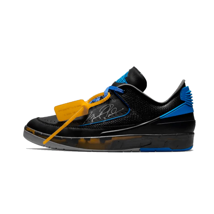Air Jordan 2 Retro Low SP Off-White Black Blue