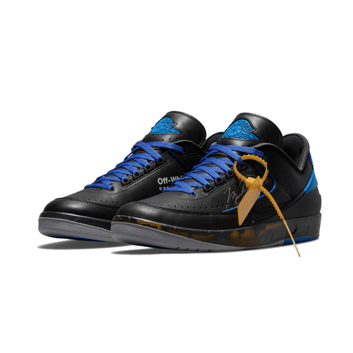Air Jordan 2 Retro Low SP Off-White Black Blue