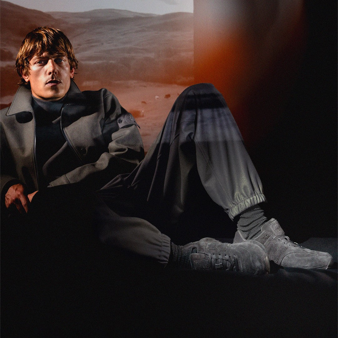 New Balance 574 Legacy Stone Island Ghost Dark Grey