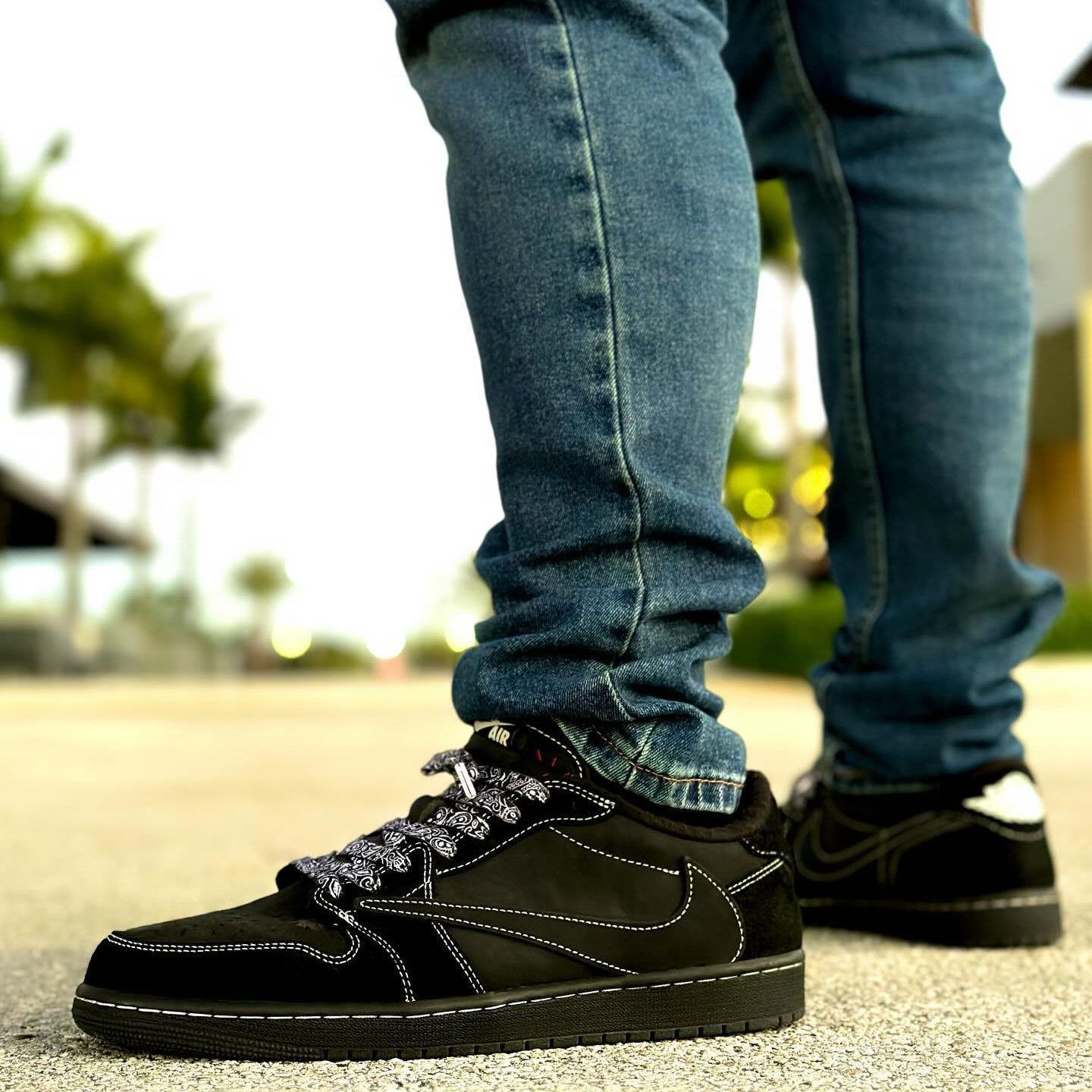 Air Jordan 1 Retro Low OG SP Travis Scott Black Phantom - BAW KICKS