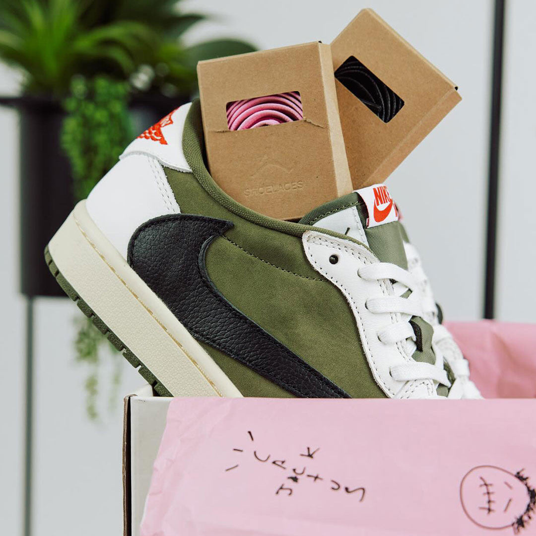 Air Jordan 1 Retro Low OG SP Travis Scott Medium Olive (PS) - BAW KICKS