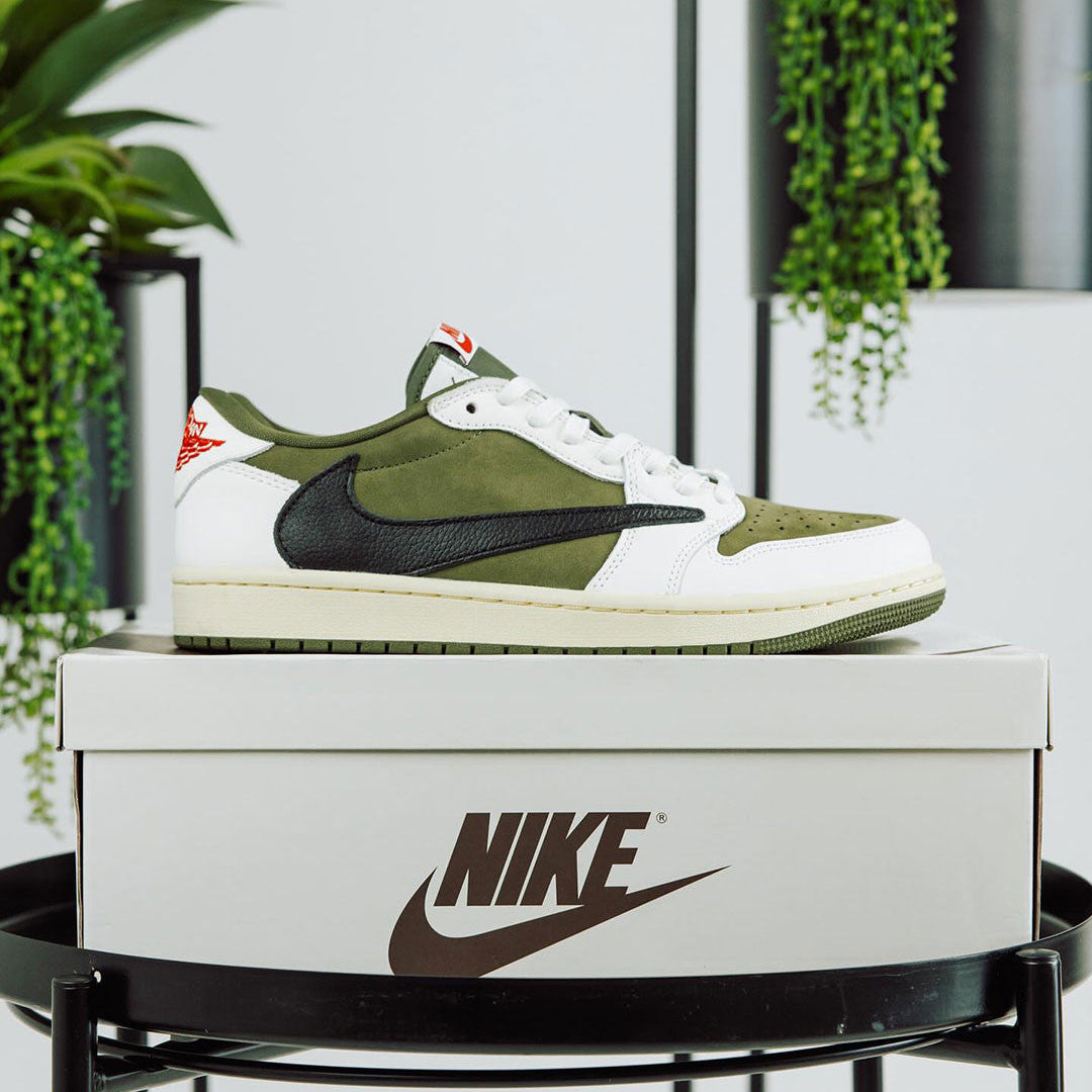 Air Jordan 1 Retro Low OG SP Travis Scott Medium Olive (PS) - BAW KICKS