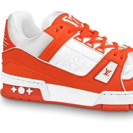 Louis Vuitton Trainer Monogram Denim Orange