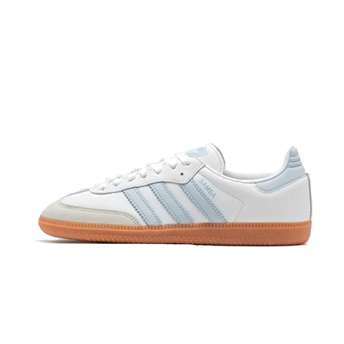 adidas Samba OG White Halo Blue Gum