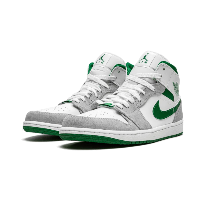 Air Jordan 1 Mid Grey Green