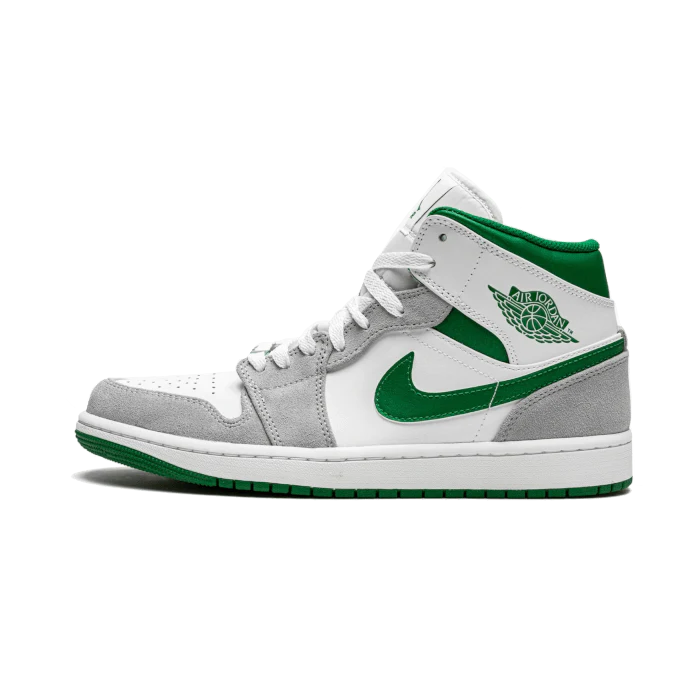 Air Jordan 1 Mid Grey Green