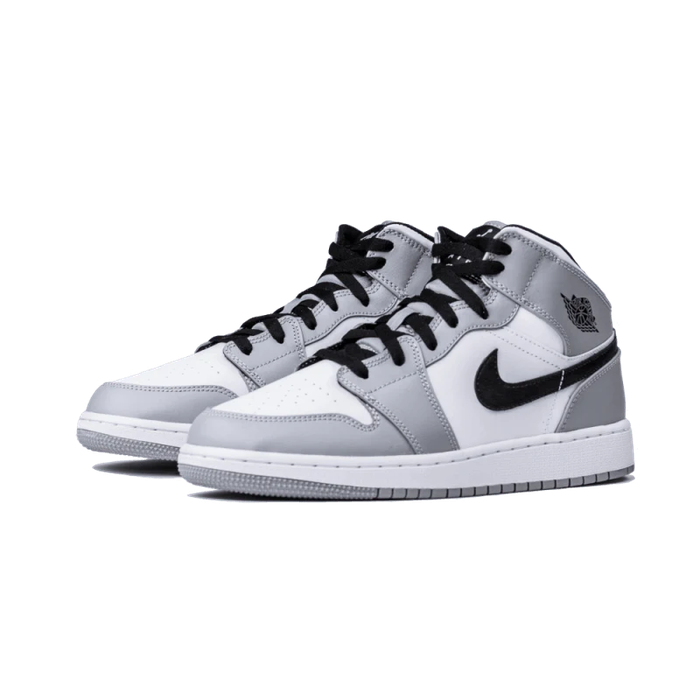 Air Jordan 1 Mid Light Smoke Grey (GS)