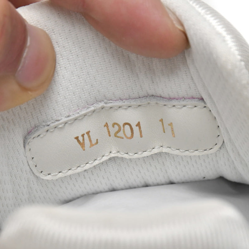 Louis Vuitton Trainer Green Monogram Denim White