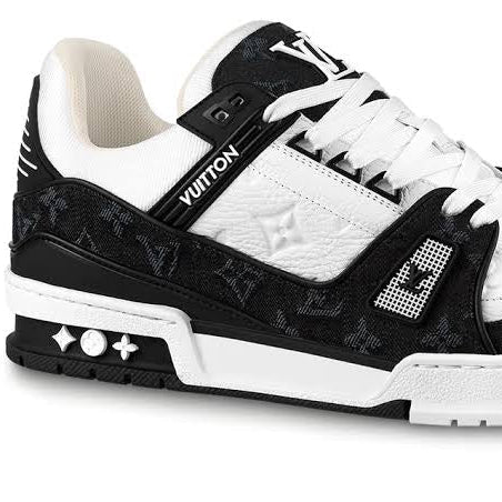 Louis Vuitton Trainer White Black