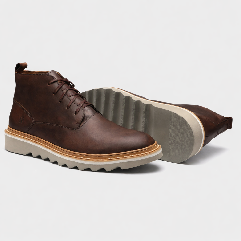 Bota Masculina Marrom Tratorada - Malaga