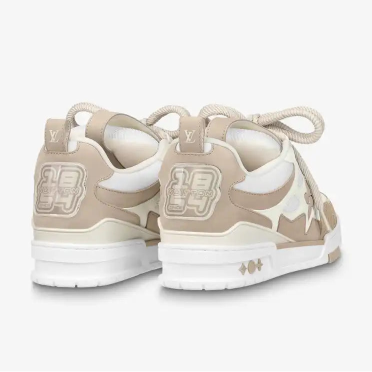 Louis Vuitton LV Skate Sneaker Beige White