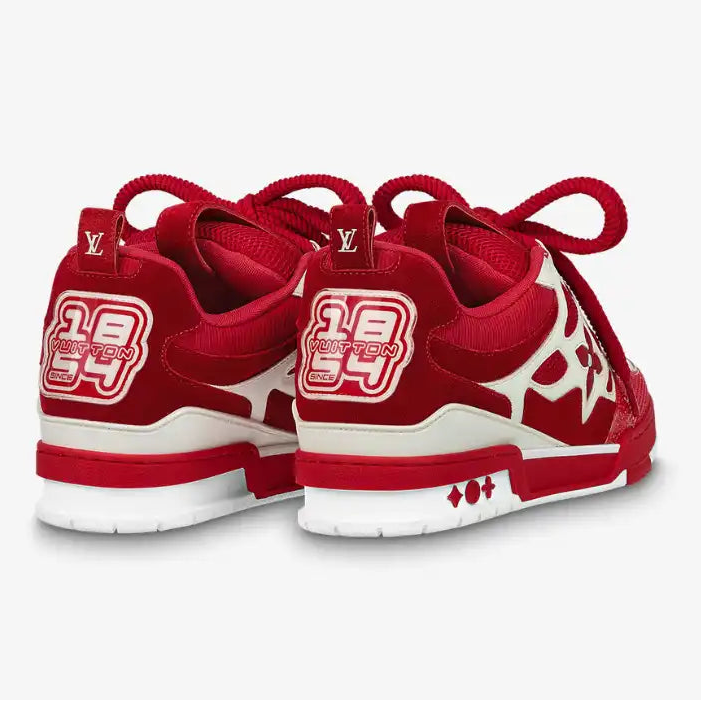 Louis Vuitton LV Skate Sneaker Red White