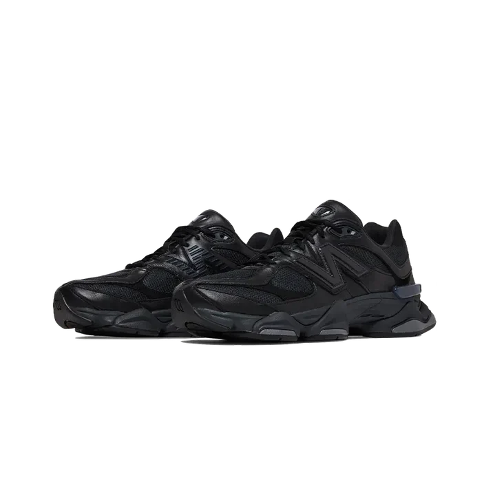 New Balance 9060 Triple Black Leather