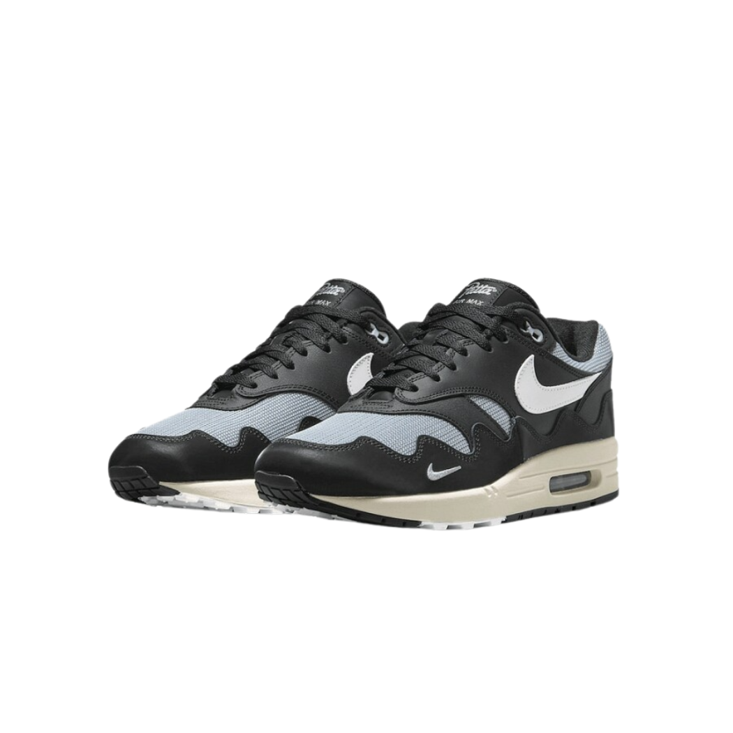 Nike Air Max 1 Patta Waves Metallic Silver White Black