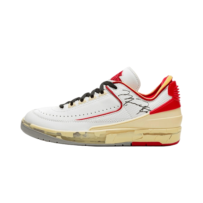 Air Jordan 2 Retro Low SP Off-White White Red