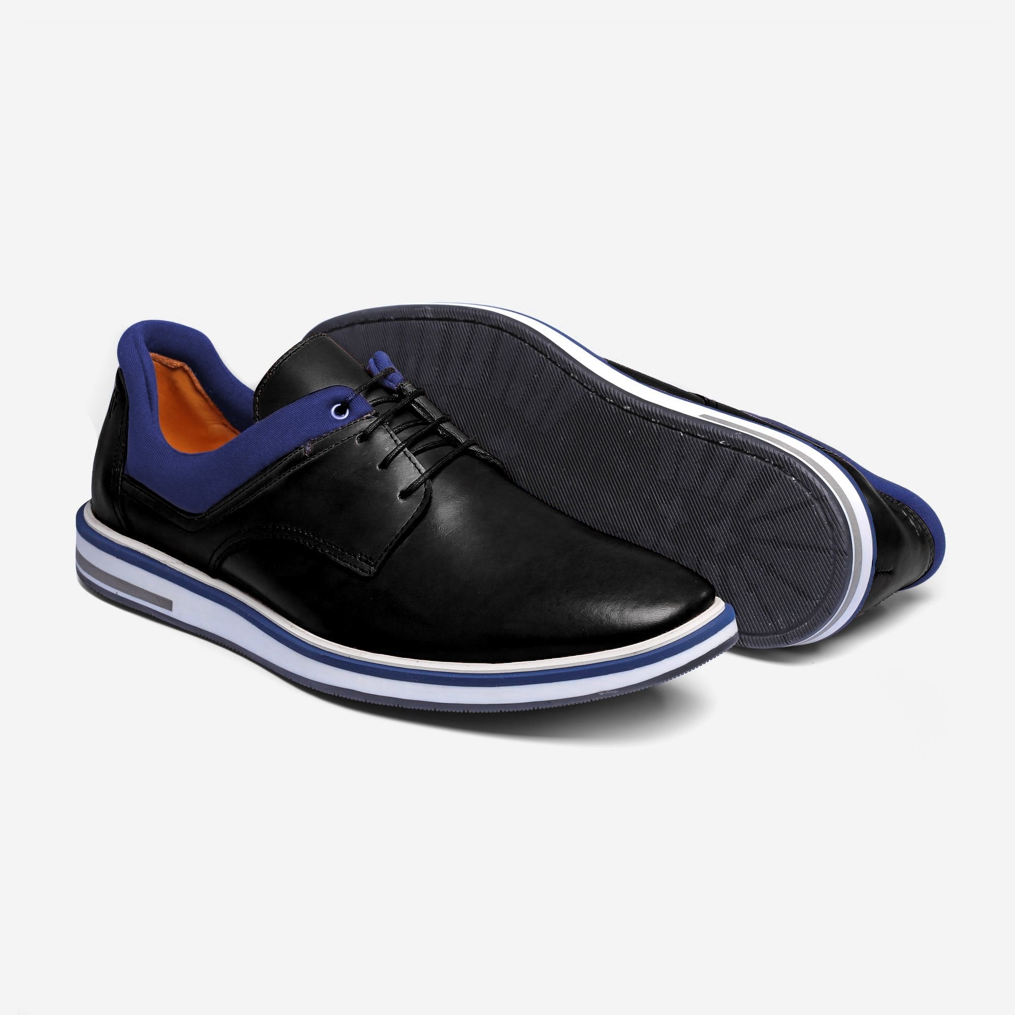 Derby Masculino Apolo Black Couro