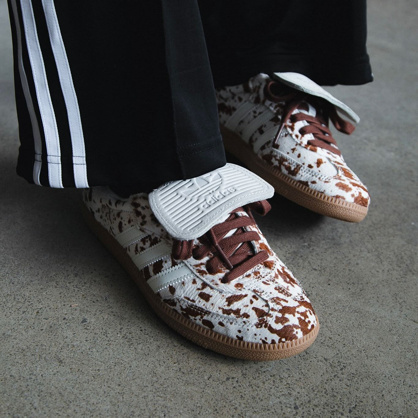 adidas Samba LT Cow Print Brown White