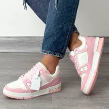Louis Vuitton Trainer Pink Rose