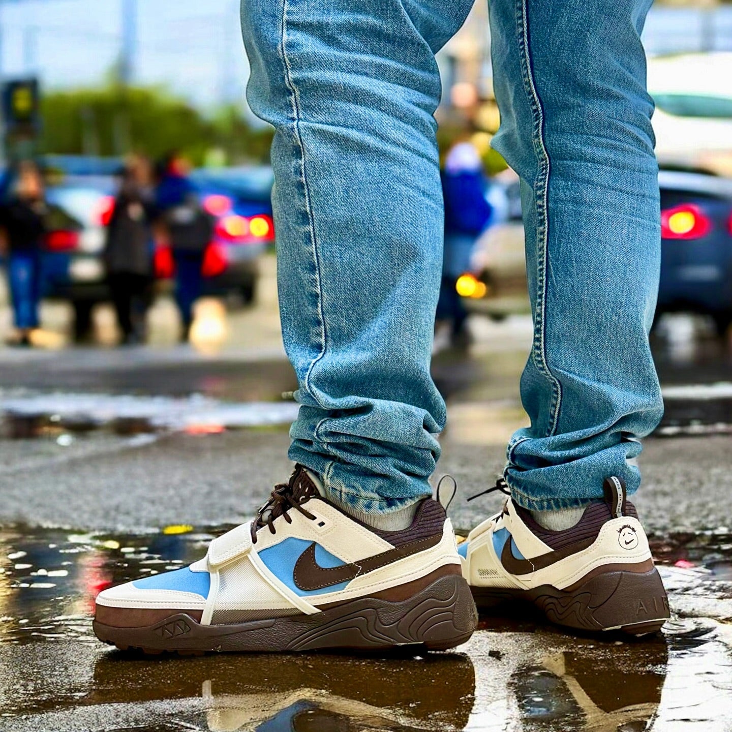 Sneaker Scott x Zoom Field Jaxx Leche Blue