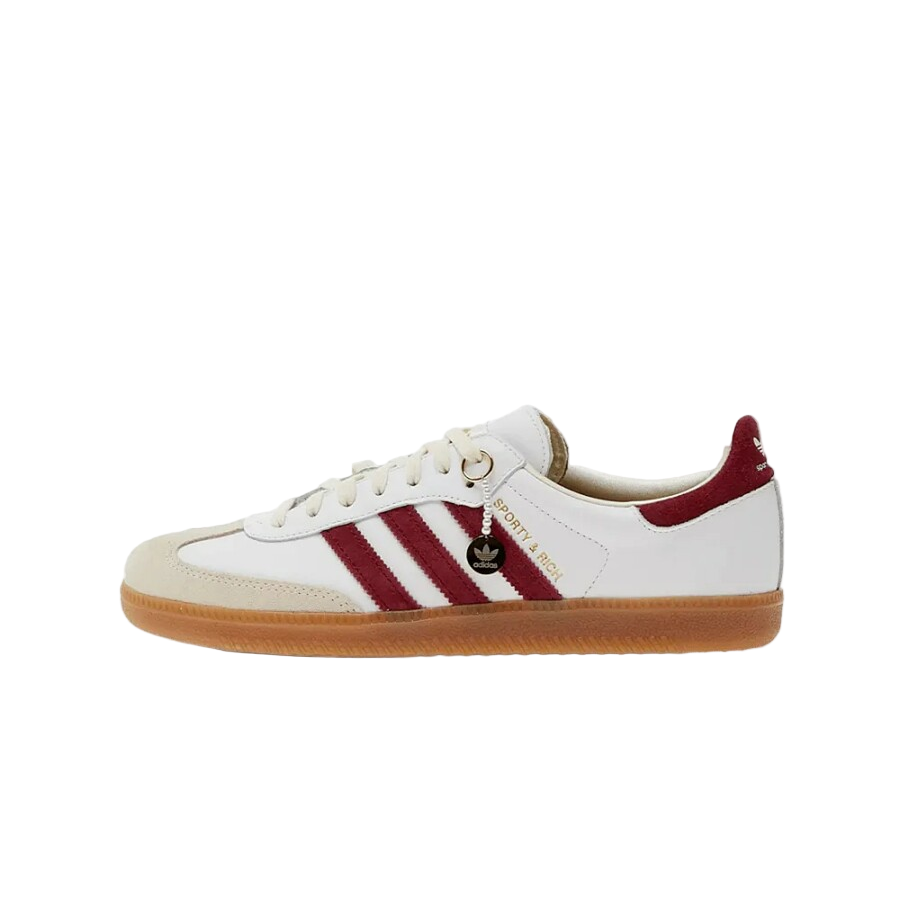adidas Samba Sporty & Rich White Collegiate Burgundy